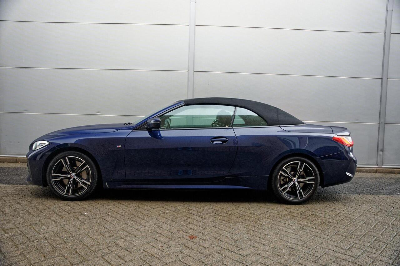 BMW 4-SERIE Cabrio 430i High Executive M-Sport, elektrische stoelen, H/K geluidsinstallatie, Camera, Apple CarPlay, Airscarf