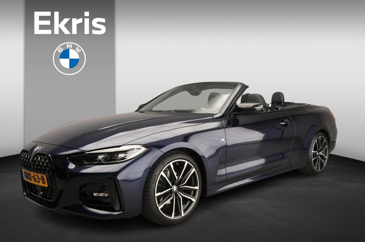 BMW 4-SERIE Cabrio 420i | M-Sportpakket | LED | Leder | HUD | Sportstoelen | Air collar | Keyless go | Windscherm | DAB | Hifi speakers | Alu 19 inch