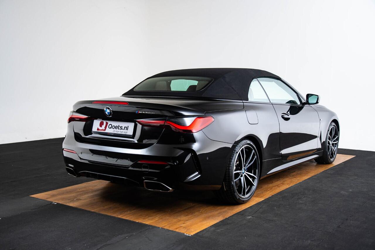 BMW 4-SERIE Cabrio M440i High Executive Parking/Driving Assistant - Active Guard Plus - Head up - Ambiance verlichting - Comfort Access - Air collar - Windscherm - Automatisch dimmende binnen/buitenspiegel -