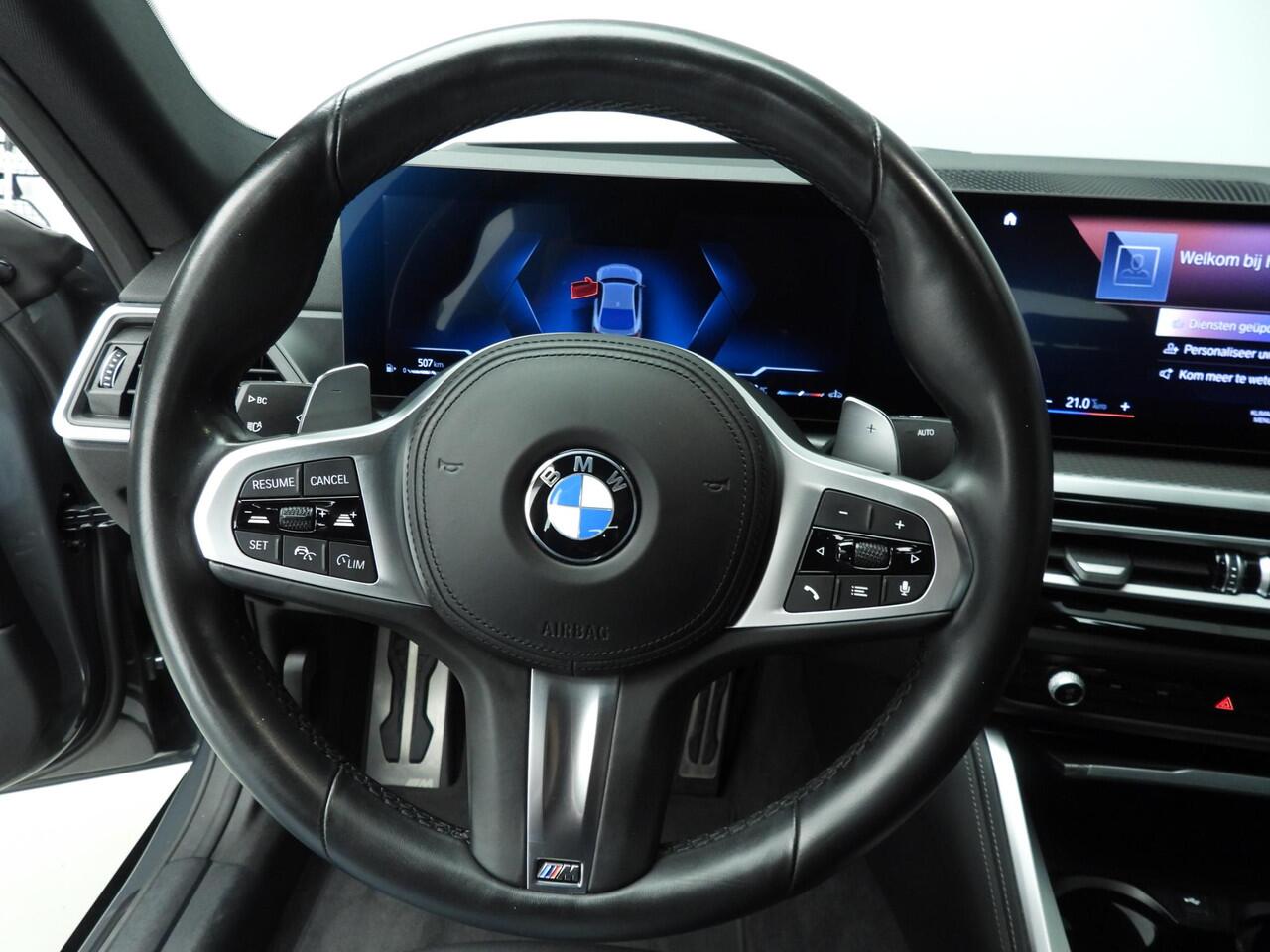BMW 4-SERIE Gran Coupe 420i | M-Sportpakket | LED | Leder | HUD | Trekhaak | Active cruise | DAB | Hifi speakers | Alu 18 inch