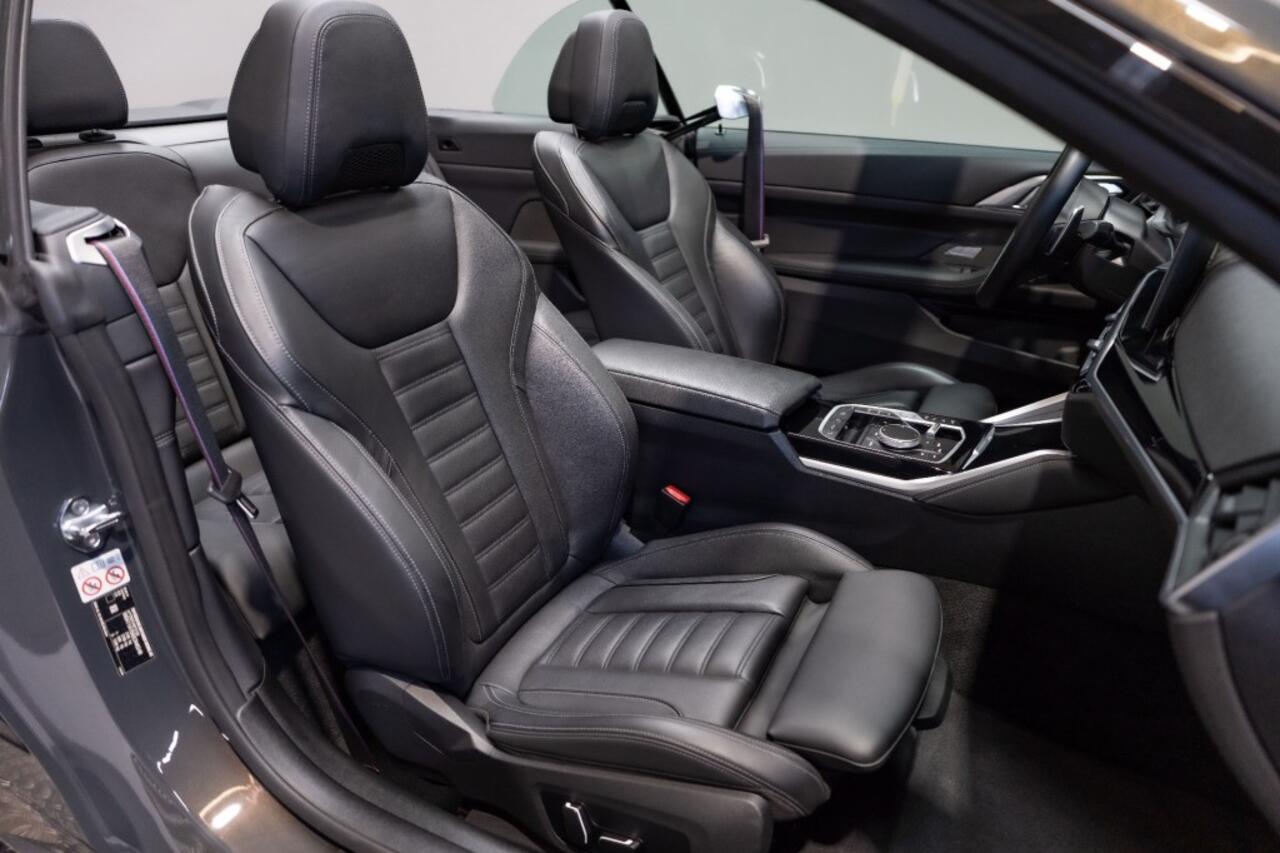 BMW 4-SERIE 420i M-Sport 184 PK Aut Cabriolet, Head-up, Harman Kardon, El.trekhaak, Leder, 19 M-sport LM