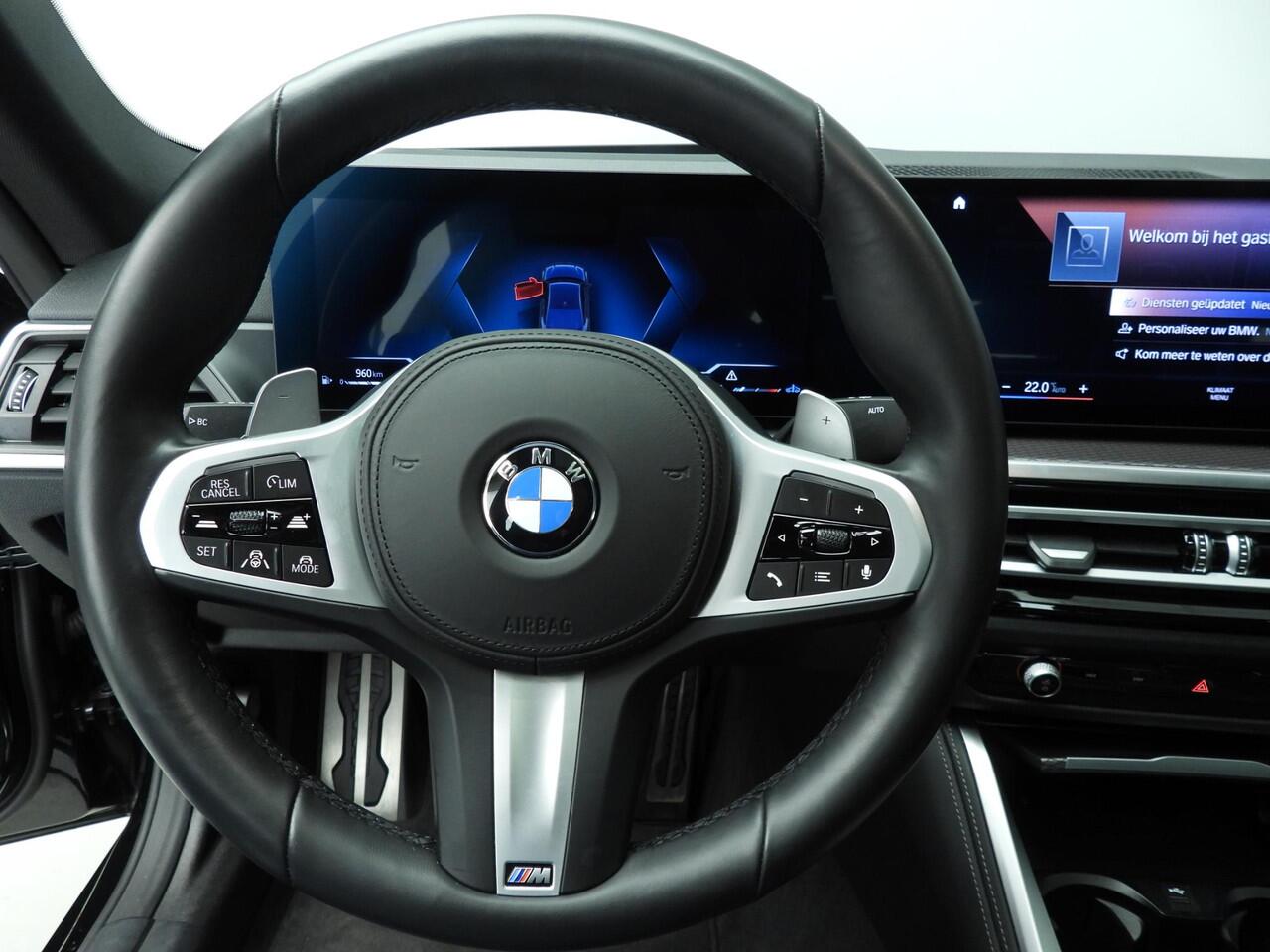 BMW 4-SERIE Gran Coupe 420i | M-Sportpakket | LED | Leder | HUD | Active cruise | Stoelverwarming | Keyles go | DAB | Hifi speakers | Alu 18 inch
