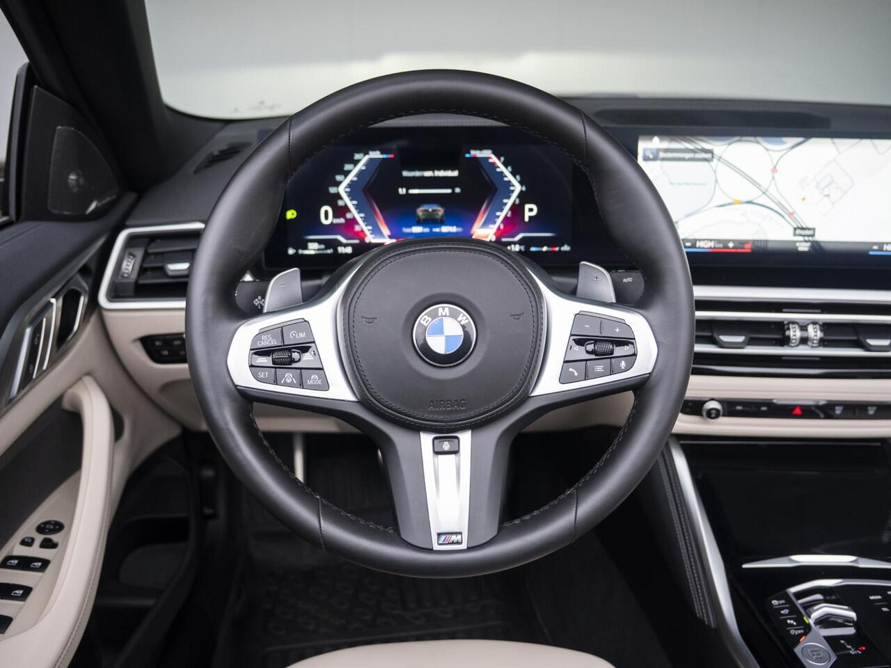 BMW 4-SERIE Cabrio 430i | High Executive | M Sportpakket Pro | Harman Kardon | Stuurwielrand verwarmd | Comfort Access | Stoelverwarming | Air Collar