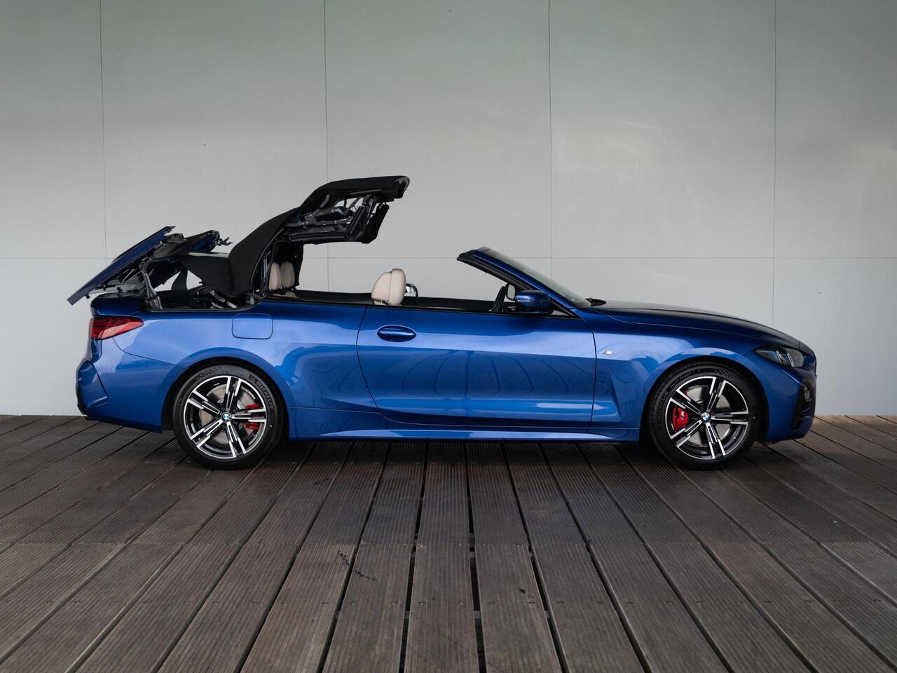 BMW 4-SERIE Cabrio 420i | M Sportpakket Pro | Innovation Pack | Verwarmd Stuurwiel | Stoelverwarming | Harman Kardon | Air Collar