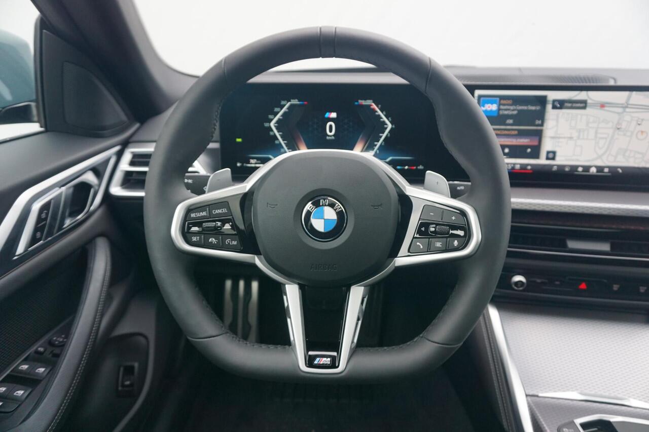 BMW 4-SERIE Gran Coupe 420i | M Sportpakket Pro | Glazen schuif-/kanteldak | Stuur- en stoelverwarming | Active Cruise Control | Head-Up Display | HiFi System | 19" M Y-Spaak