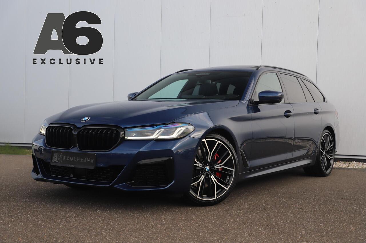 BMW 5-SERIE Touring 530i High Executive 252PK M Sport Laser LED Panoramadak Harman Kardon Wegklapbare Trekhaak Nappa Leder Memory Sfeerverlichting Shadow Line 360 Camera