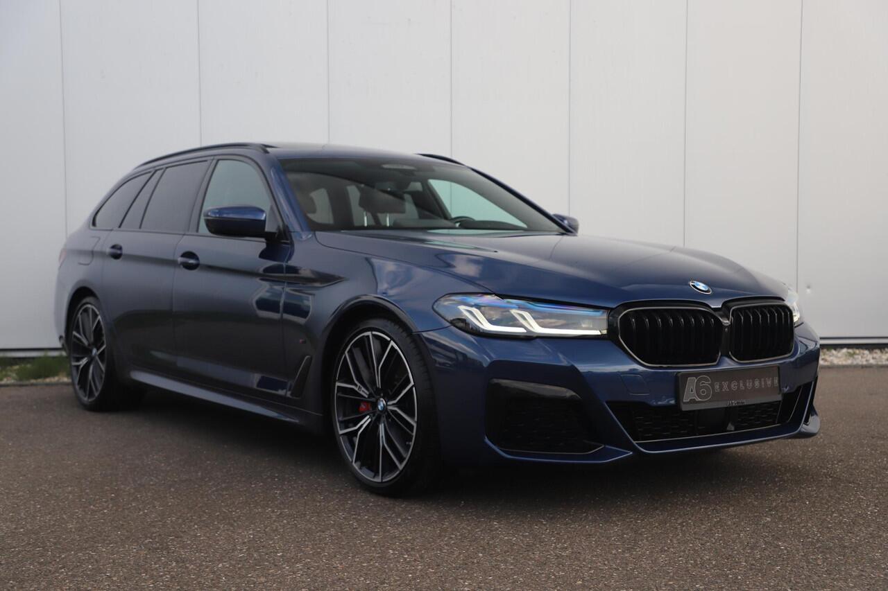 BMW 5-SERIE Touring 530i High Executive 252PK M Sport Laser LED Panoramadak Harman Kardon Wegklapbare Trekhaak Nappa Leder Memory Sfeerverlichting Shadow Line 360 Camera