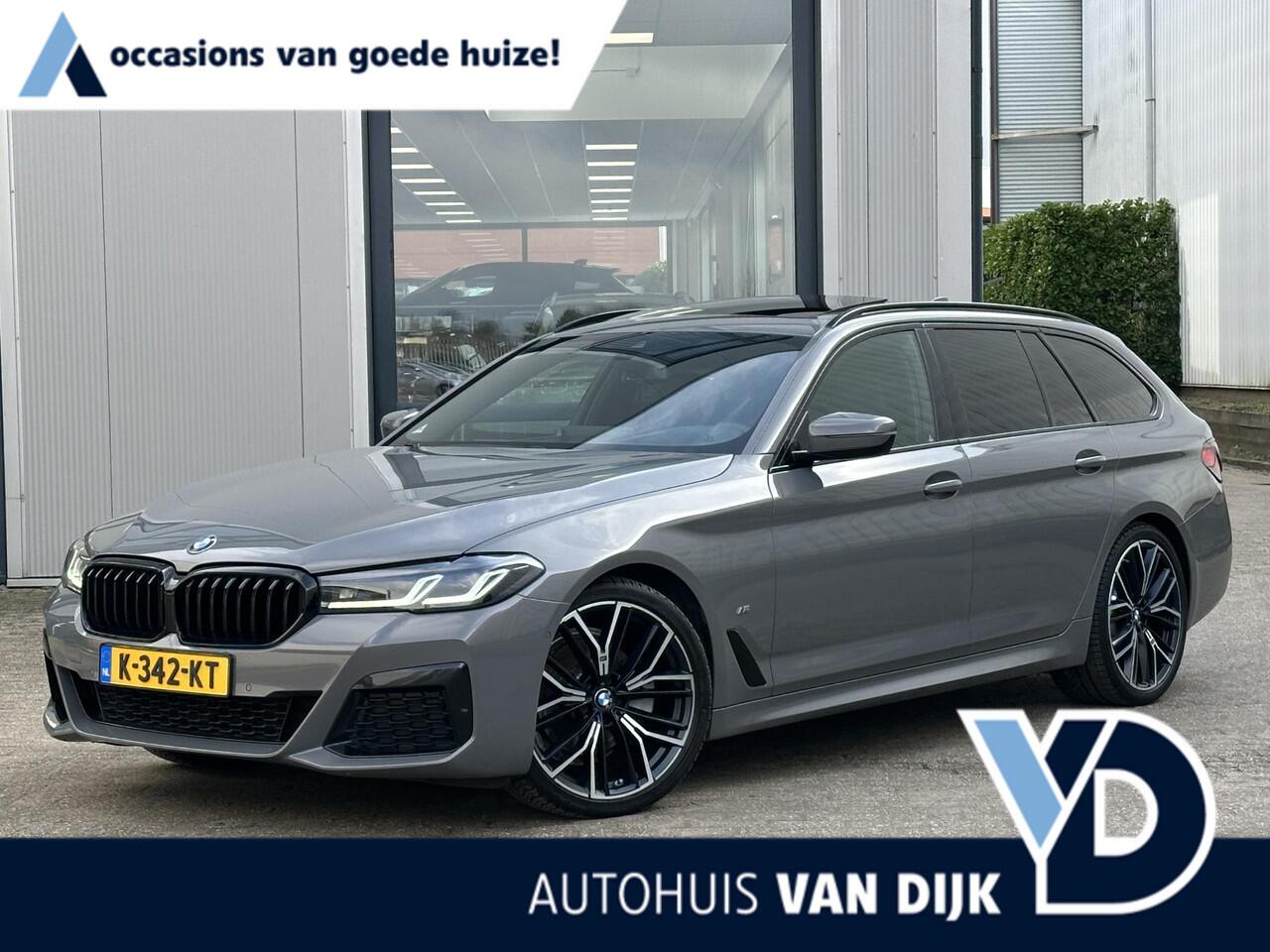 BMW 5-SERIE Touring 520i High Executive M Sport | Pano-Dak/20"/Harman-Kardon/Head-Up/Leder