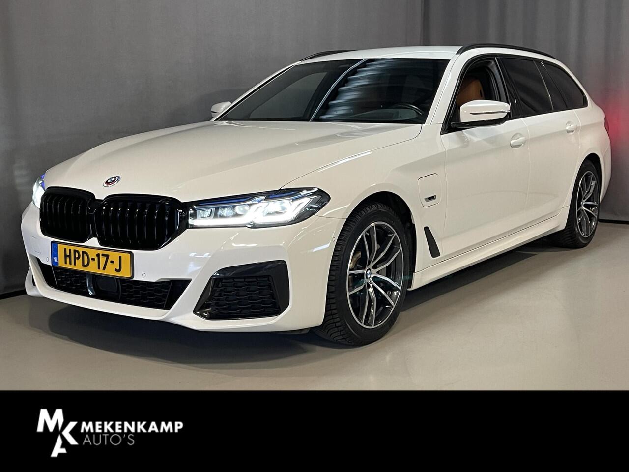 BMW 5-SERIE Touring 530e xDrive High Executive M Sport 18"/Laser LED/Leder/Head-up/Keyless/Trekhaak/Stoelverwarming/Adaptieve cruise/Dodehoek/Camera/Apple Carplay & Android Auto/HiFi