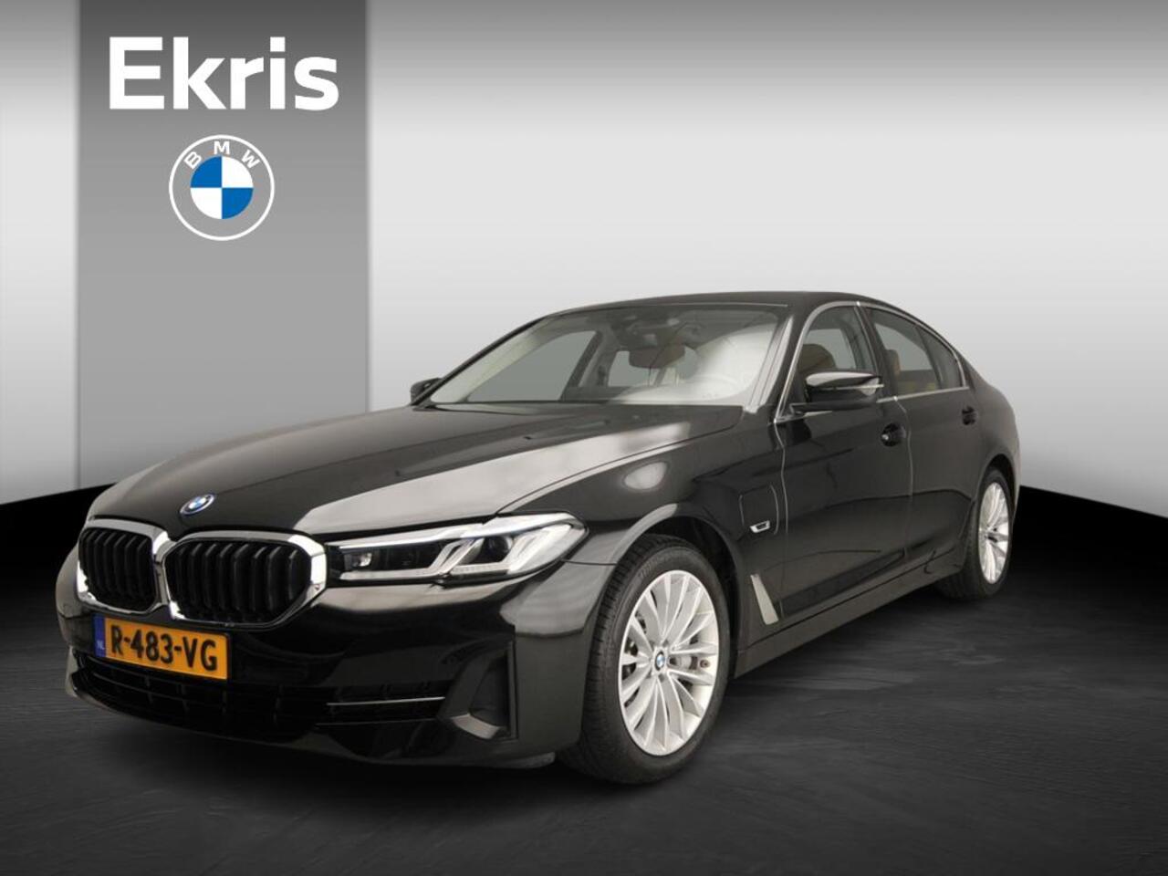 BMW 5-SERIE Sedan 545e xDrive | Laserlicht | Leder | Navigatie | Trekhaak | Comfortzetels | Stoelverwarming | DAB | Alu 18 inch