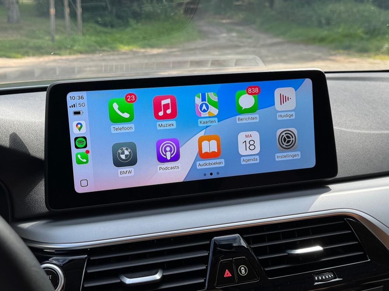 BMW 5-SERIE 520 i Touring autom 184pk Bns Edition Plus ecc,navigatie,led,leer,sportstoel,lmv,pdc