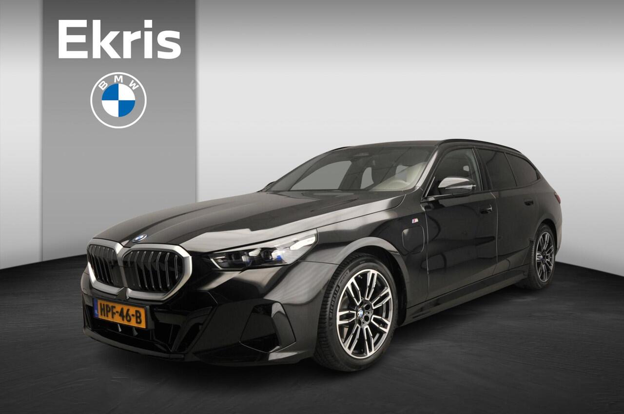 BMW 5-SERIE Touring 530e | M-Sportpakket | LED | Navigatie | Panoramadak | Trekhaak | Sportstoelen | DAB | Harman-kardon sound | Alu 19 inch