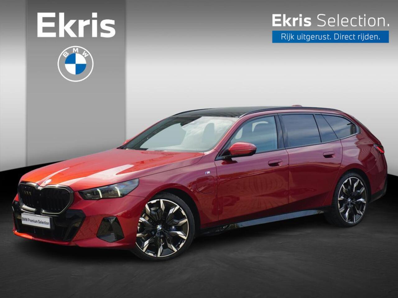 BMW 5-SERIE Touring 530e M Sport Pro | Trekhaak / Comfortstoelen Elektrisch met geheugen / Panoramadak / Head-up / Rondomzicht camera's / Stoelverwarming Voor & Achter / Ekris Selection