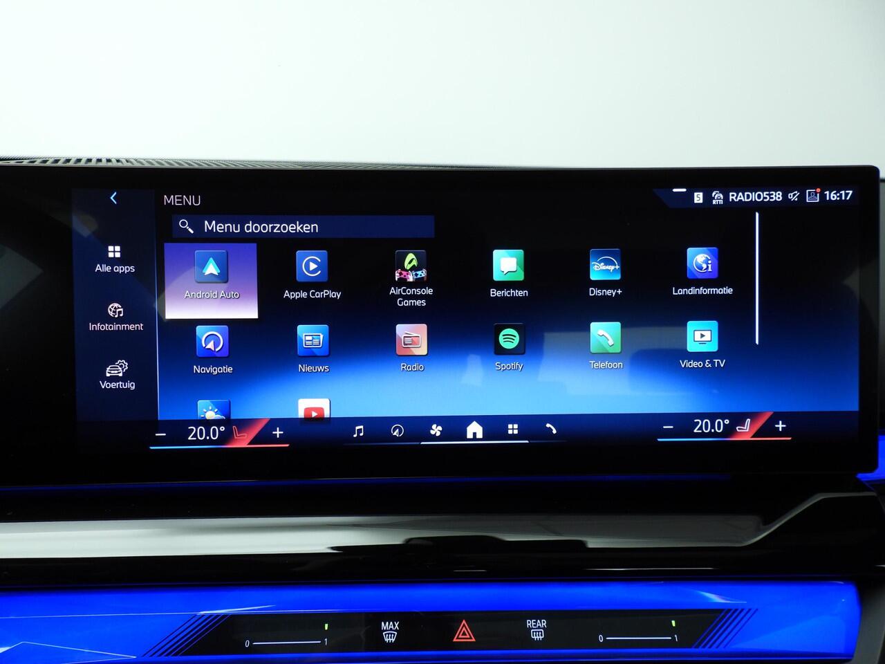 BMW 5-SERIE Sedan 550e xDrive | M-Sportpakket | LED | Leder | Navigatie | Panoramadak | Sportstoelen | DAB | Harman-kardon sound | Alu 19 inch