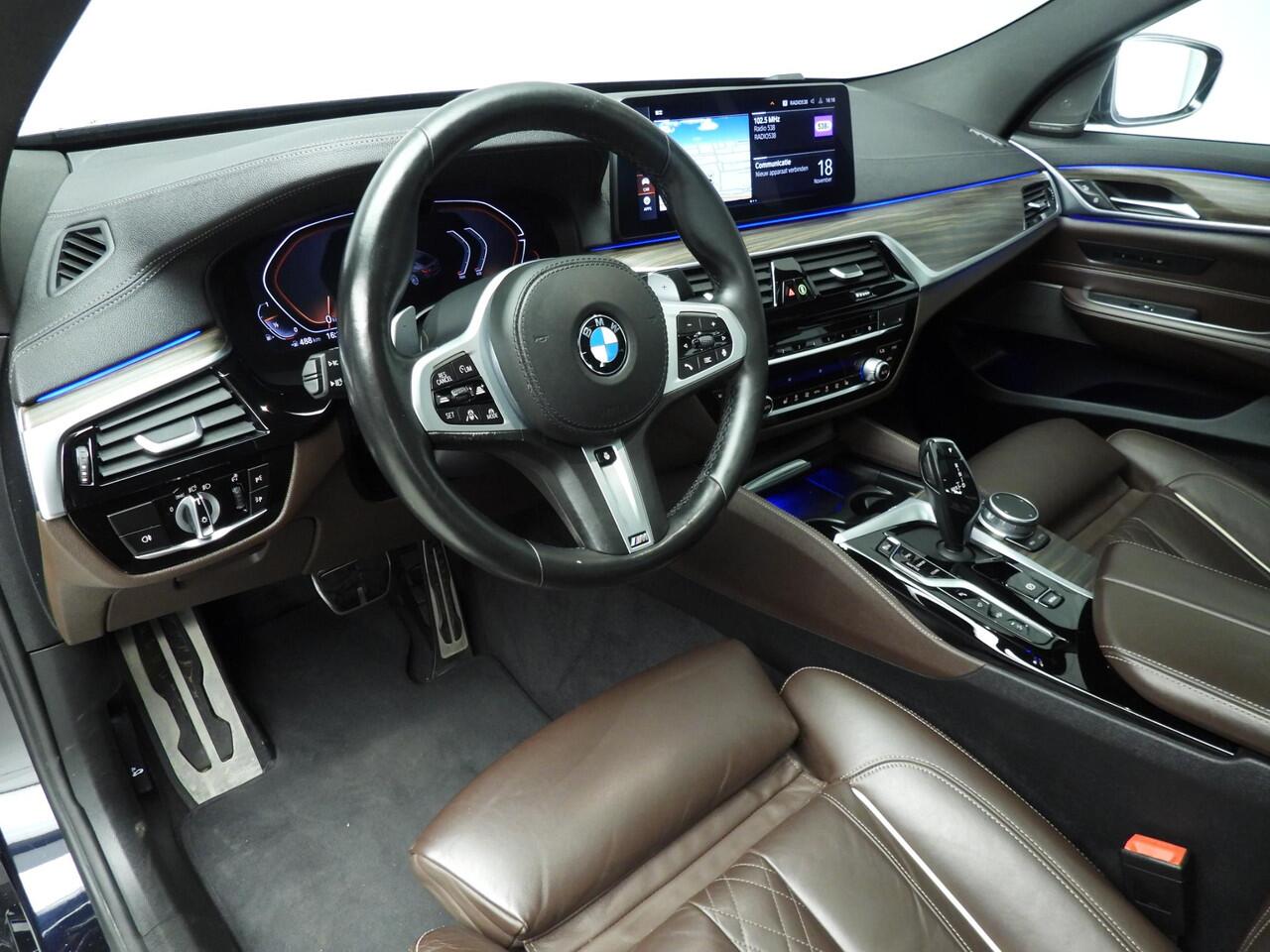 BMW 6-SERIE Gran Turismo 630i | M-Sportpakket | Laserlicht | Leder | Navigatie | Schuifdak | Active cruise | DAB | Harman-kardon sound | Alu 20 inch