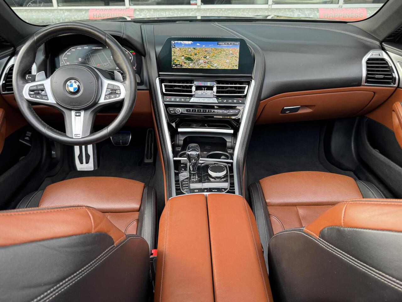 BMW 8-SERIE M850i xDrive High Executive / 20 Inch / Active Cruise control / M Carbon exterieur / Soft close / Integrale Active Steering / Laserlicht / M Sport differentieel / Adaptieve Cruise Control / Live Cockpit Professional /