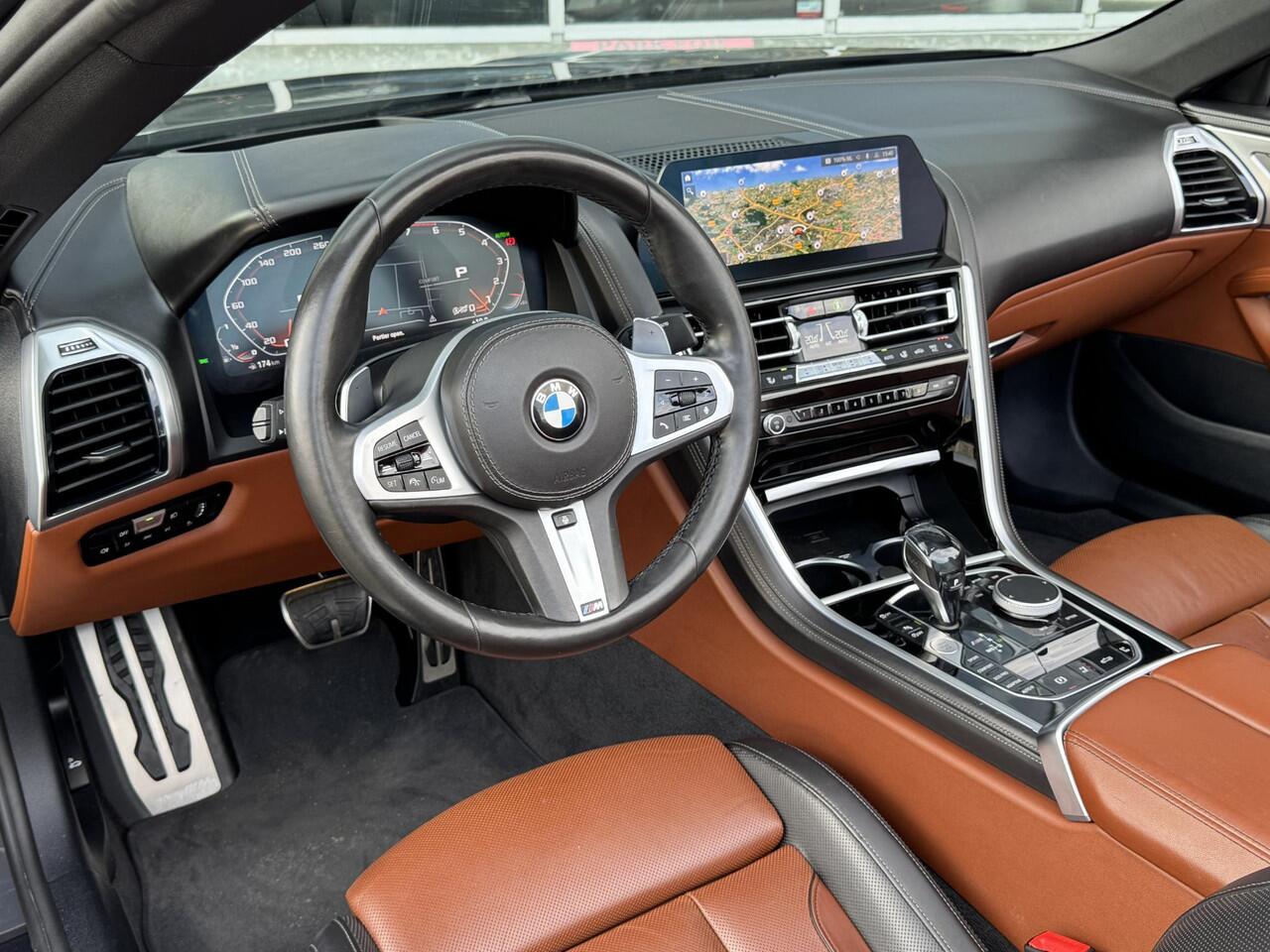 BMW 8-SERIE M850i xDrive High Executive / 20 Inch / Active Cruise control / M Carbon exterieur / Soft close / Integrale Active Steering / Laserlicht / M Sport differentieel / Adaptieve Cruise Control / Live Cockpit Professional /