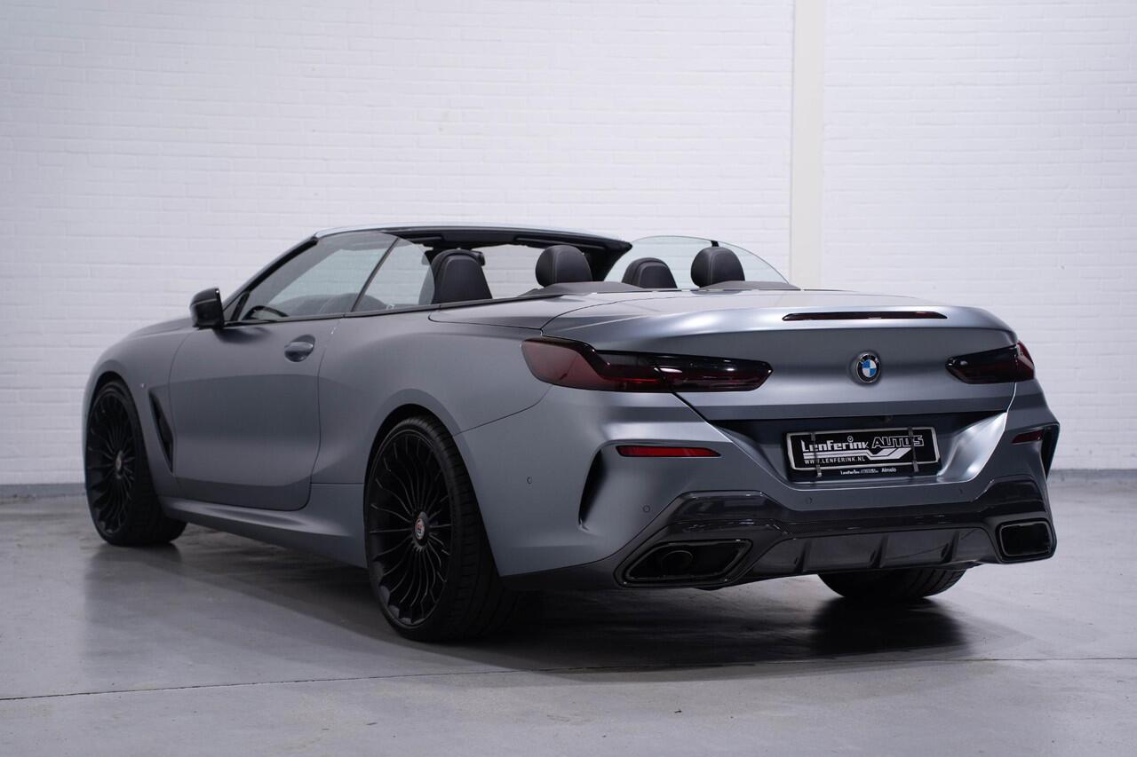 BMW 8-SERIE 840d xDrive High Executive HUD DAB Harman-Kardon Softclose driving-assist nachtzicht warmte-comfort pakket connected-service aircollar apple-carplay Frozen Bleustone met carbon inleg 21"LMV M-Pakket