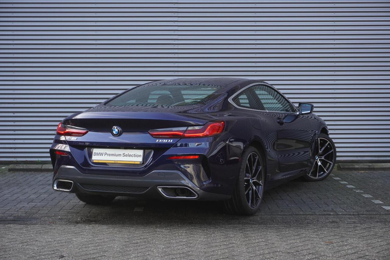 BMW 8-SERIE 840i xDrive High Executive | Driving Assistant Professional | Bowers & Wilkins Diamond Surround Sound Systeem | Parking Assistant Plus | BMW Laserlight | Soft-Close-Automatic voor portieren