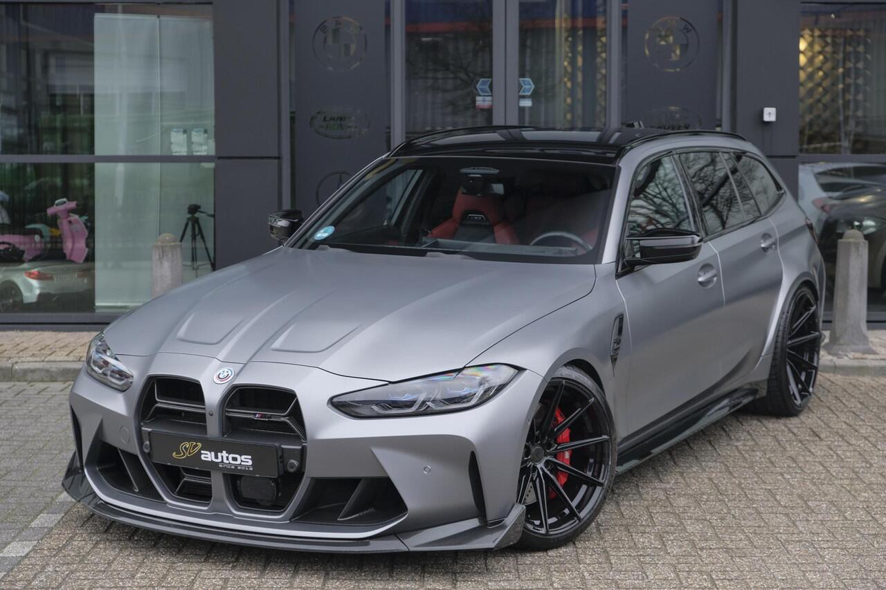 BMW M3 Touring Competition 510pk xDrive Widescreen Frozen grey *BTW* Head-up Adaptive cruise CSL grille 21" LMV