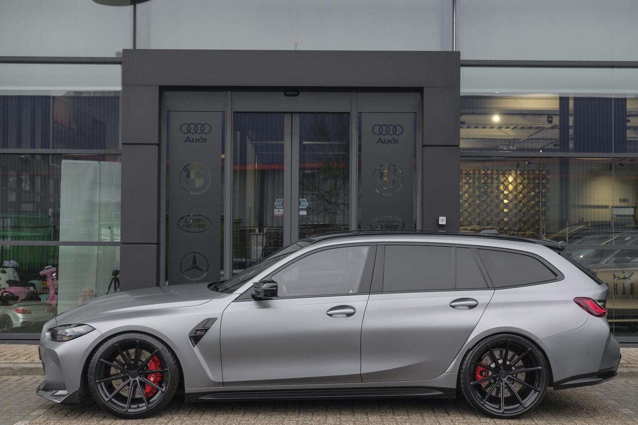 BMW M3 Touring Competition 510pk xDrive Widescreen Frozen grey *BTW* Head-up Adaptive cruise CSL grille 21" LMV