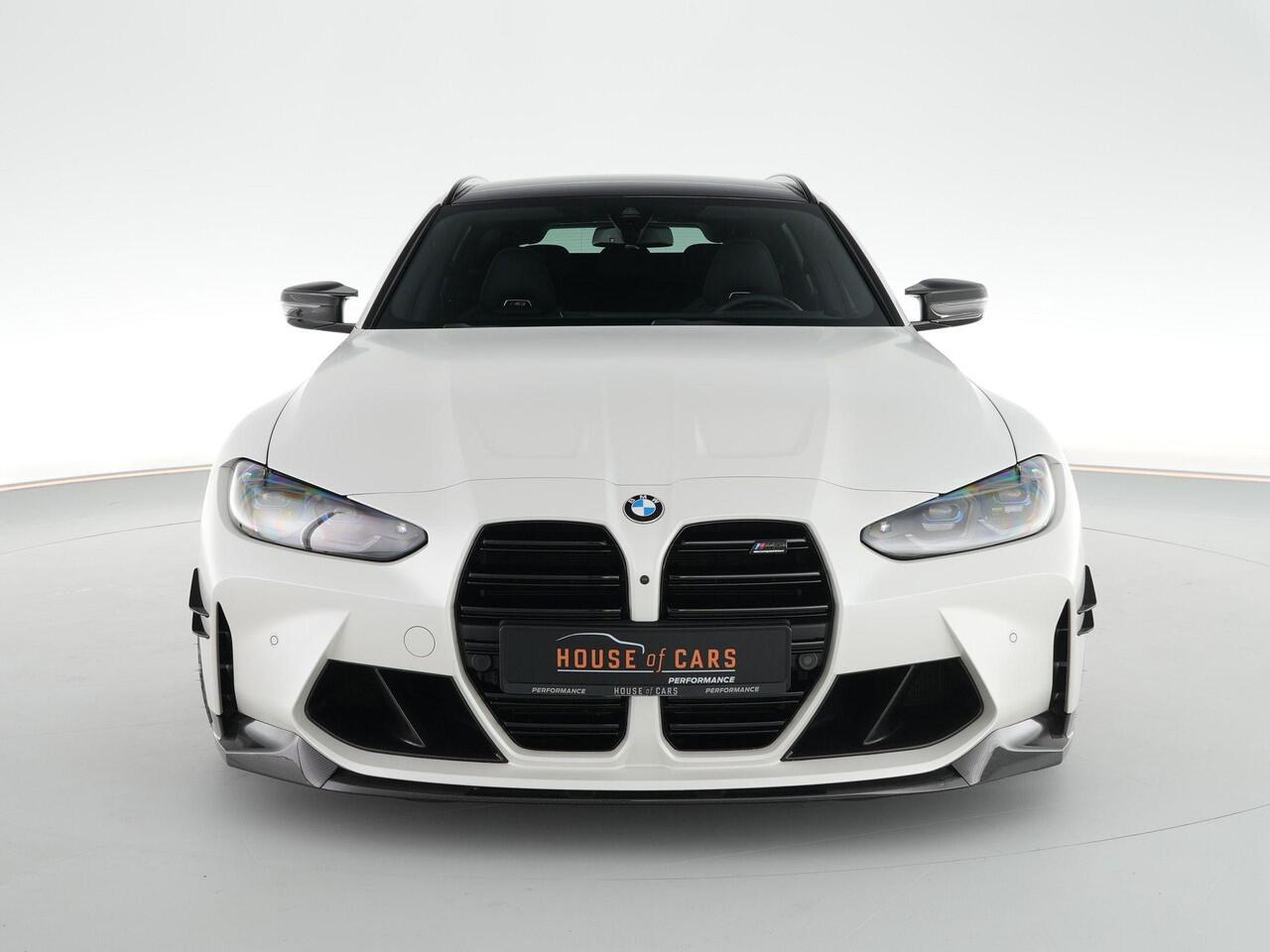 BMW M3 Touring xDrive Competition |incl BTW|Track Pack|M-Performance parts|Frozen White|Laser|21 inch Frozen Bronze velgen|eerste eigenaar|Nederlandse auto|keramische remmen|