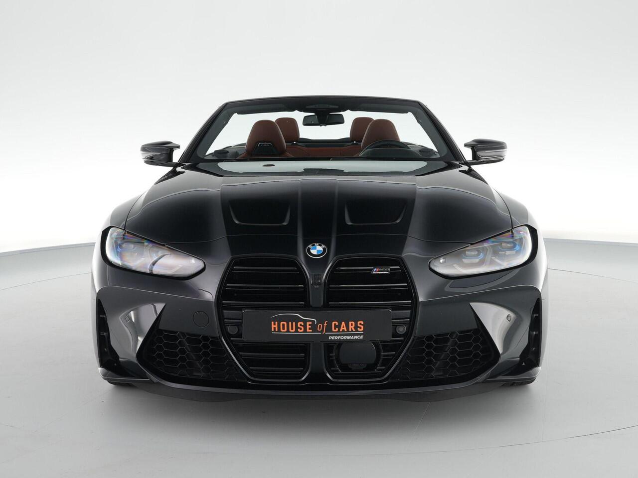 BMW M4 Competition Cabrio 510pk xDrive |dealer onderhouden|M-sport|M-sportstoelen|Laser LED|HUD|memory|Carbon interieur|nekverwarming|Apple Carplay|stoelventilatie & verwarming|