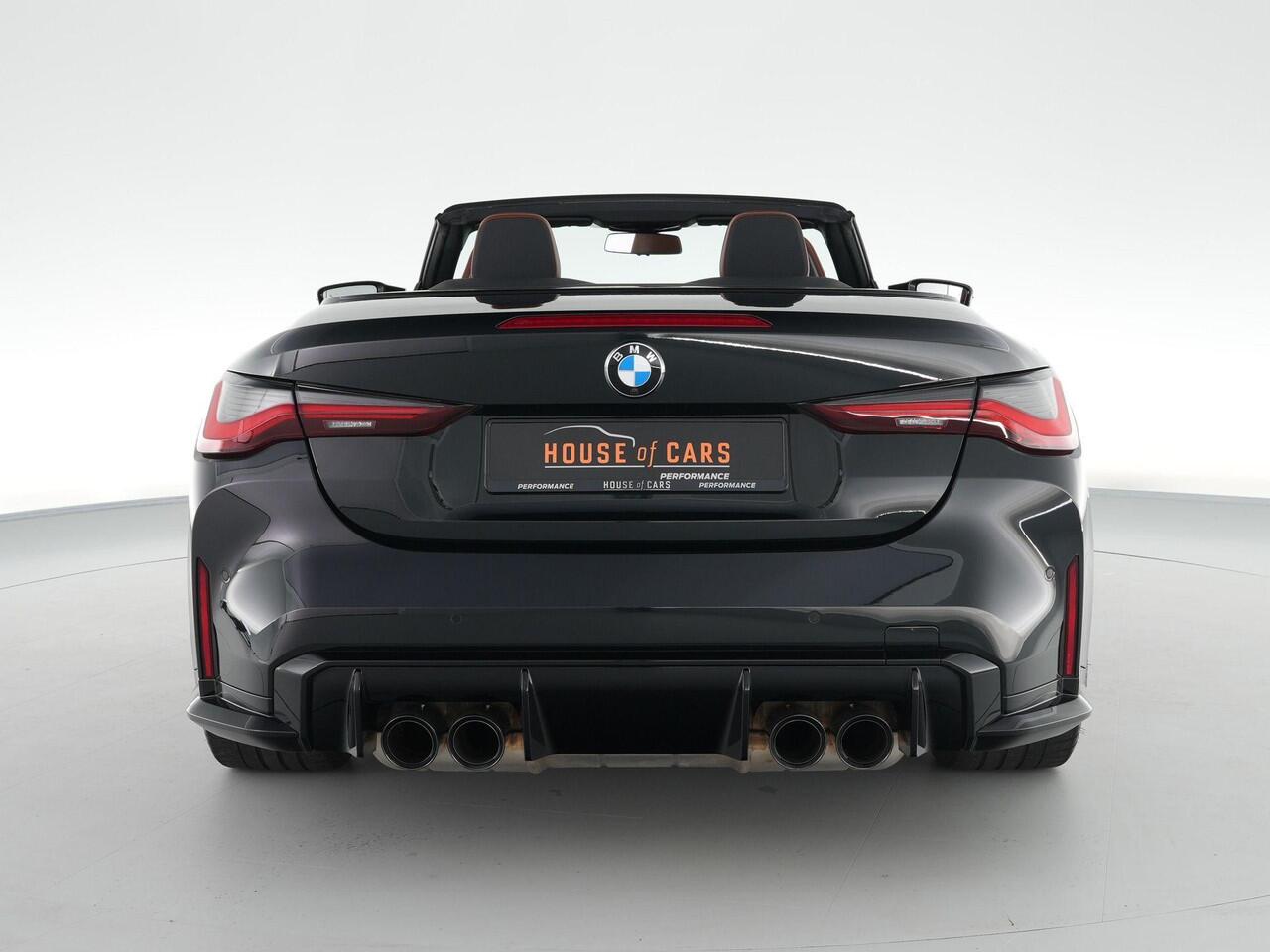 BMW M4 Competition Cabrio 510pk xDrive |dealer onderhouden|M-sport|M-sportstoelen|Laser LED|HUD|memory|Carbon interieur|nekverwarming|Apple Carplay|stoelventilatie & verwarming|