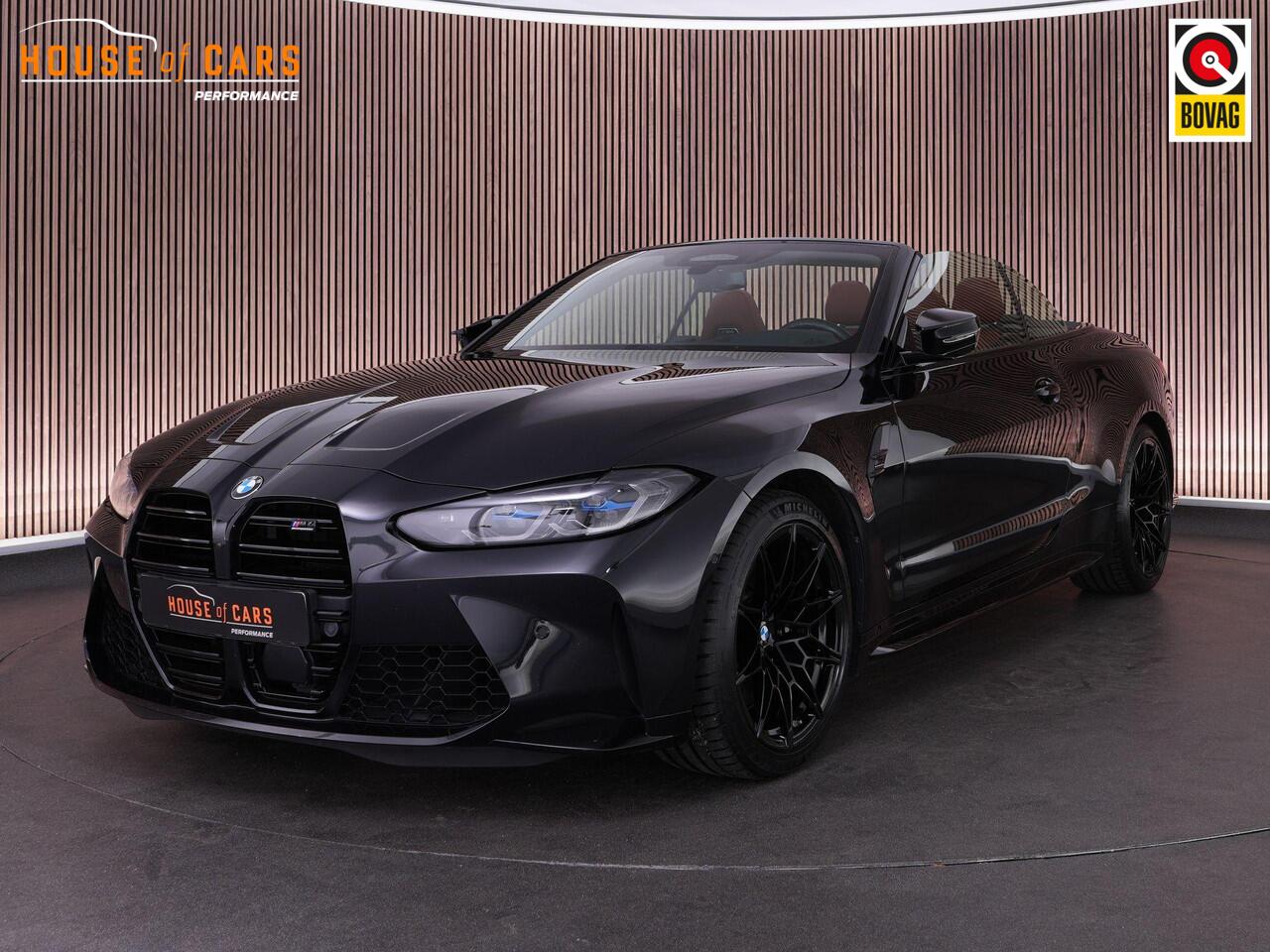 BMW M4 Competition Cabrio 510pk xDrive |dealer onderhouden|M-sport|M-sportstoelen|Laser LED|HUD|memory|Carbon interieur|nekverwarming|Apple Carplay|stoelventilatie & verwarming|