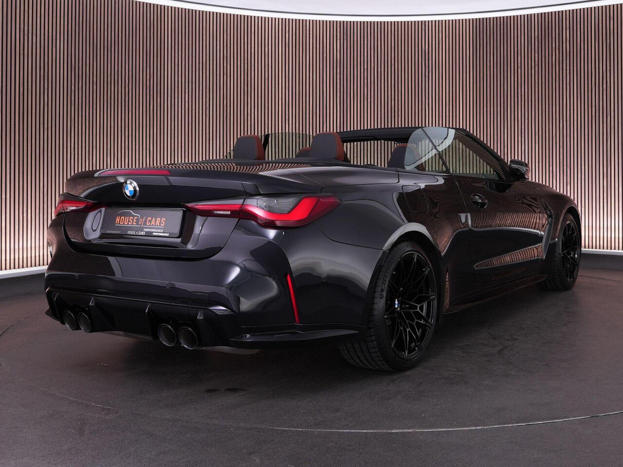 BMW M4 Competition Cabrio 510pk xDrive |dealer onderhouden|M-sport|M-sportstoelen|Laser LED|HUD|memory|Carbon interieur|nekverwarming|Apple Carplay|stoelventilatie & verwarming|