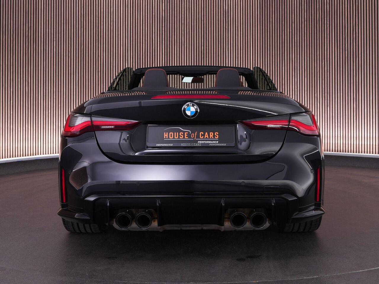BMW M4 Competition Cabrio 510pk xDrive |dealer onderhouden|M-sport|M-sportstoelen|Laser LED|HUD|memory|Carbon interieur|nekverwarming|Apple Carplay|stoelventilatie & verwarming|