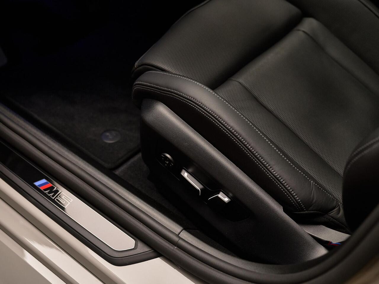 BMW M5 Touring V8 M Hybrid, PPF front, Sonderlackierung, pano, alcantara, B&W, 21'', stl.ventilatie, tr.haak, memory, leder, privacy