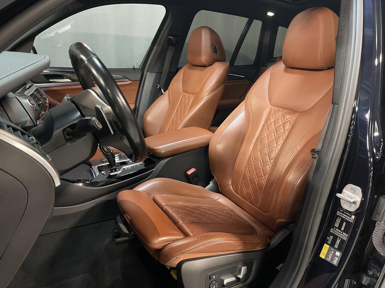 BMW X3 xDrive30e High Executive M Sport 19"/Leder + memory/Panoramadak/Harman Kardon/Trekhaak/Sport Steering/Stoelverwarming/Sfeerverlichting/360 Camera/Apple Carplay & Android Auto