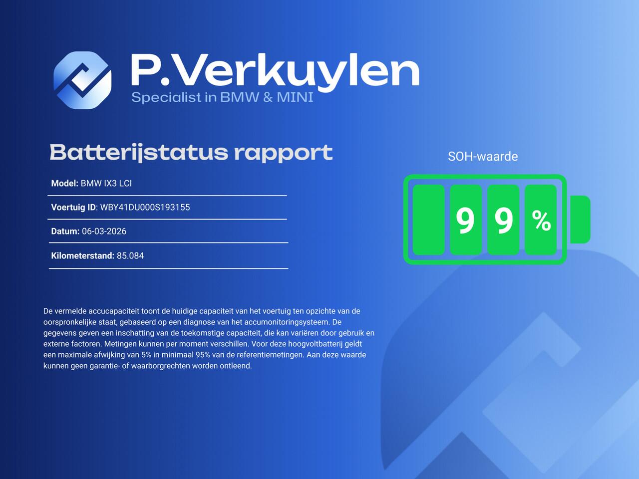 BMW X3 iX3 LCI Executive 80 kWh | PANORAMA | M SPORT PAKKET | DRIVING ASS. PROFF. |