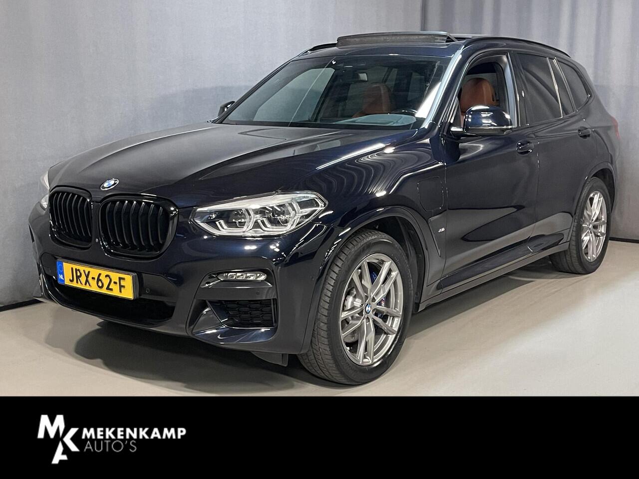 BMW X3 xDrive30e High Executive M Sport 19"/Leder + memory/Panoramadak/Harman Kardon/Trekhaak/Sport Steering/Stoelverwarming/Sfeerverlichting/360 Camera/Apple Carplay & Android Auto