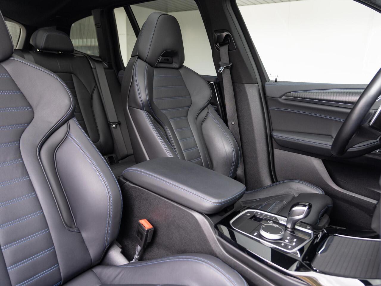 BMW X3 xDrive30e | M Sportpakket | M Sport Stoelen | Head-Up Display | Panoramadak | Stuurwielrand verwarmd | Comfort Access | Achteruitrijcamera | 21''