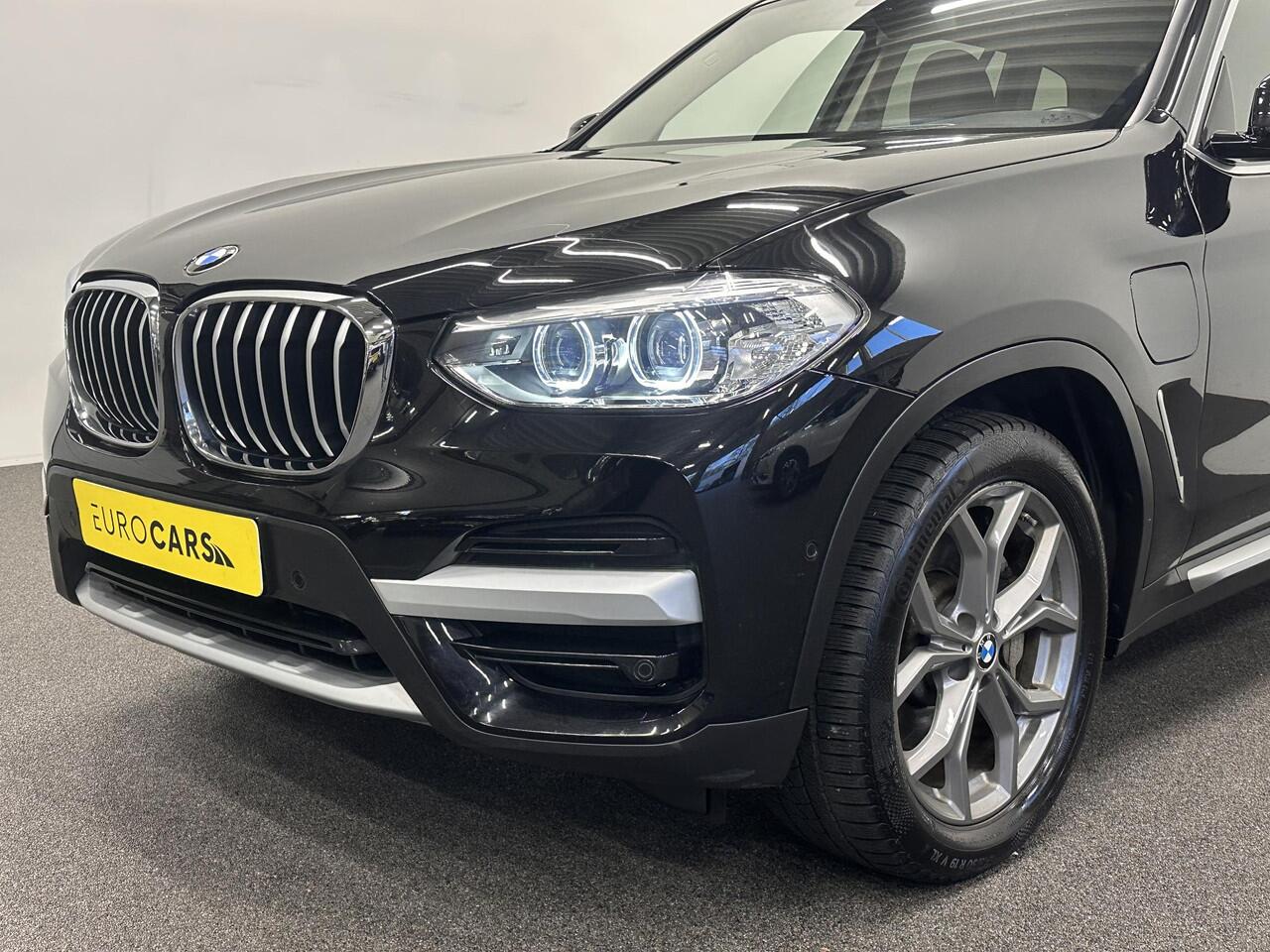 BMW X3 xDrive30e X-Line 292pk Aut. Airco ECC Navi PDC VA + Camera Full LED 19" LM Velgen Elektrische Sportstoelen+Memory Privacy Glass