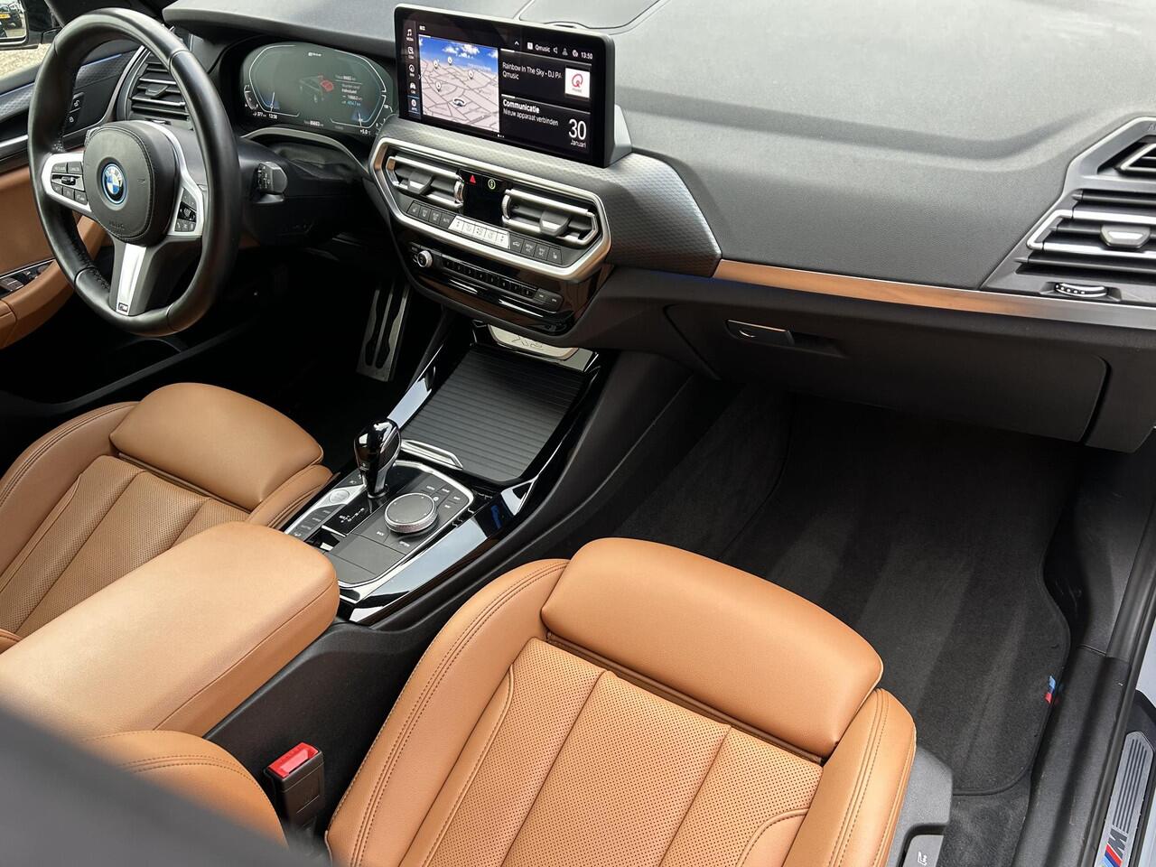 BMW X3 xDrive30e High Executive M Sport /Apple & Android Carplay/Achteruitrijcamera/Parkeersensoren/Sportstoelen + Sportstuur/lederClimate V+A/Keyless (MET GARANTIE*)