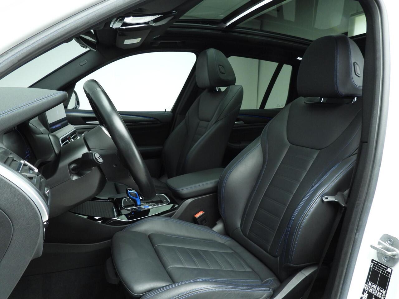BMW X3 iX3 High Executive 80 kWh | M-Sportpakket | LED | Leder | HUD | Schuifdak | Active cruise | Trekhaak | Elektr. zetels | DAB | Harman-kardon sound | Alu 20 inch
