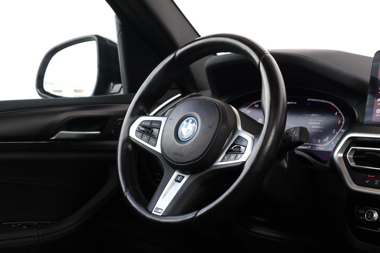 BMW X3 xDrive30e / M-Sport Pakket / Pano Dak / Trekhaak / Head-Up / Comforttoegang / Laserlicht / Hifi /