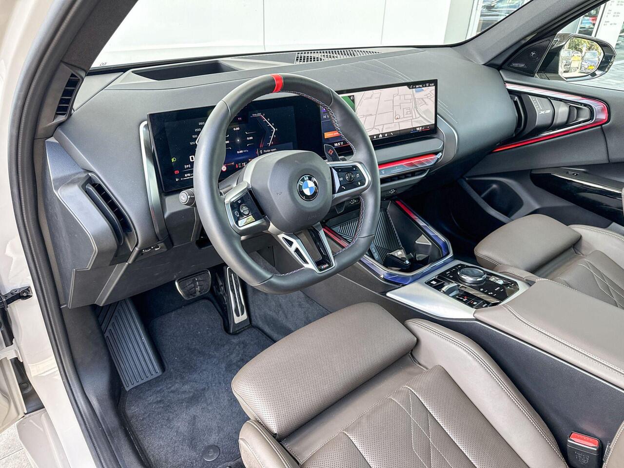 BMW X3 M50 M-Sport / Driving Assistant Professional / Adaptief M Onderstel / Harman Kardon / Head-Up / Parking Assistant Plus / Stoelventilatie / Stoelverwarming / Stuurwielrandverwarming / 21 inch / Getint Glas