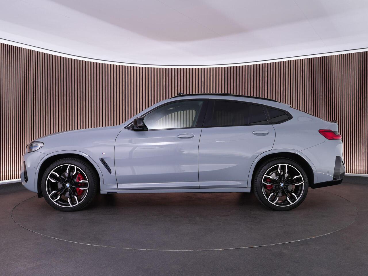 BMW X4 M40i xDrive 360pk High Executive |dealer onderhouden|M-sport|schuif/kantel dak|Harman&Kardon|Laser LED|memory|carbon interieur|trekhaak|shadow-line|Apple Carplay|21" lichtmetalen velgen|