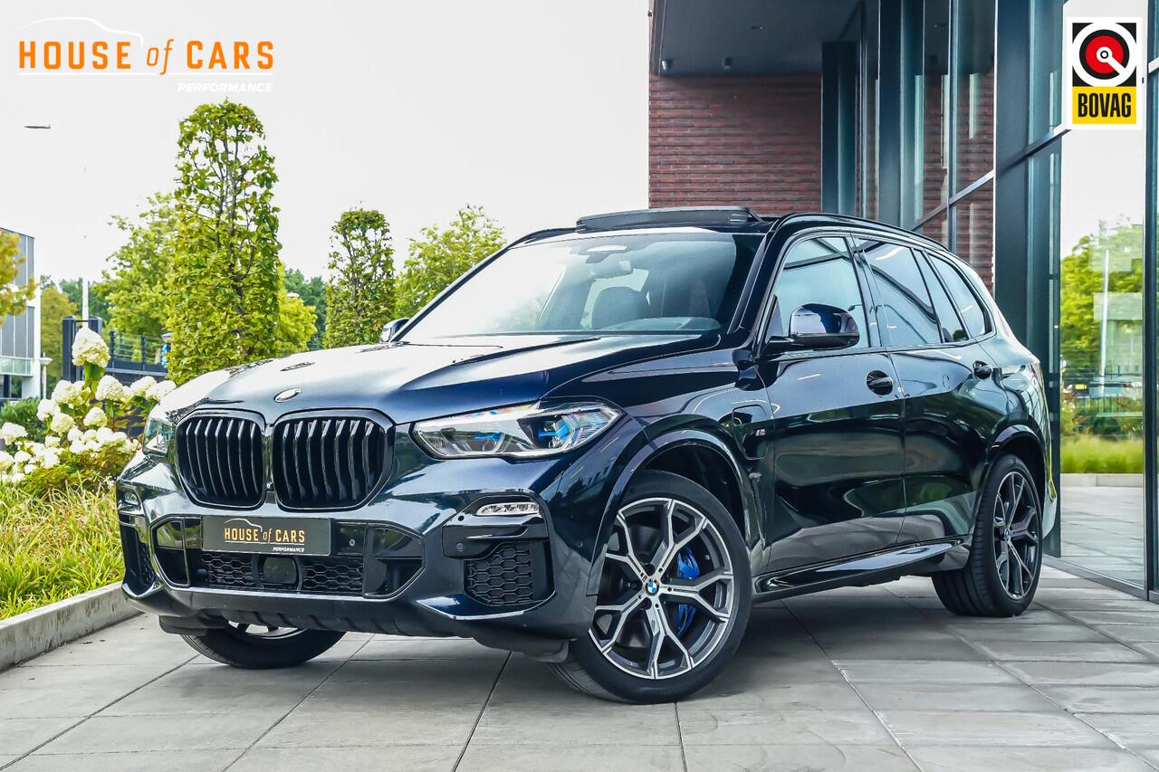 BMW X5 45e xDrive 394pk High Executive |dealer onderhouden|1e eigenaar|M-pakket|schuif/kantel dak|Harman&Kardon|diamond poke|Laser LED|achter-as meesturend|luxe lederen stoelen|360 camera|elek. trekhaak|