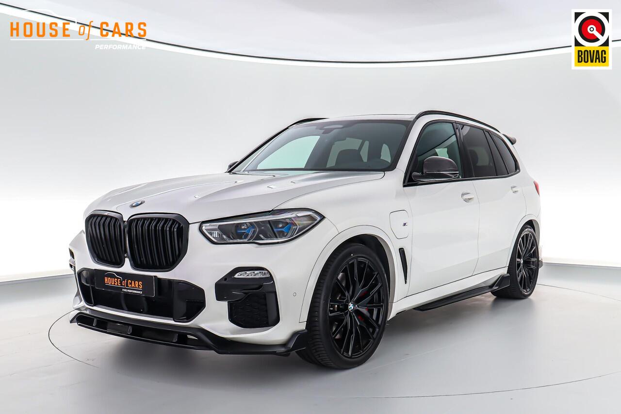 BMW X5 45e xDrive 394pk High Executive |splitterset|M-sportpakket|M-performance seats|schuif/kantel|Harman&Kardon|massage|Laser LED|memory|360 camera|diamond pook|HUD|carbon interieur|Apple Carplay|22" lichtmetalen velgen|