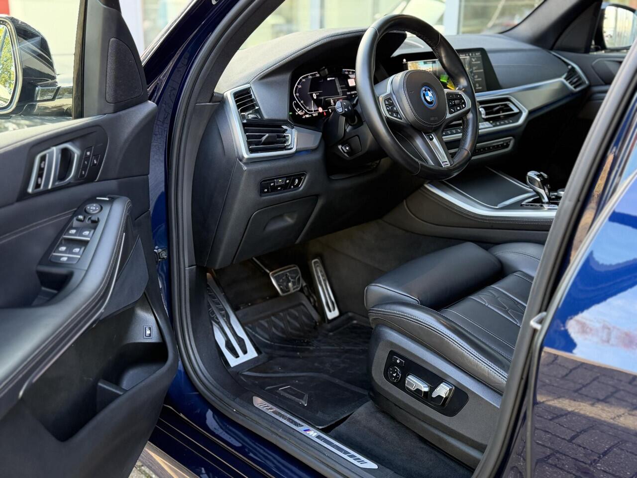 BMW X5 xDrive45e High Ex. M-Sport|Individual|SOH93%|Pano|Laser|CoPilot|21"|HUD|HIFI|Trekhaak|Tansanit