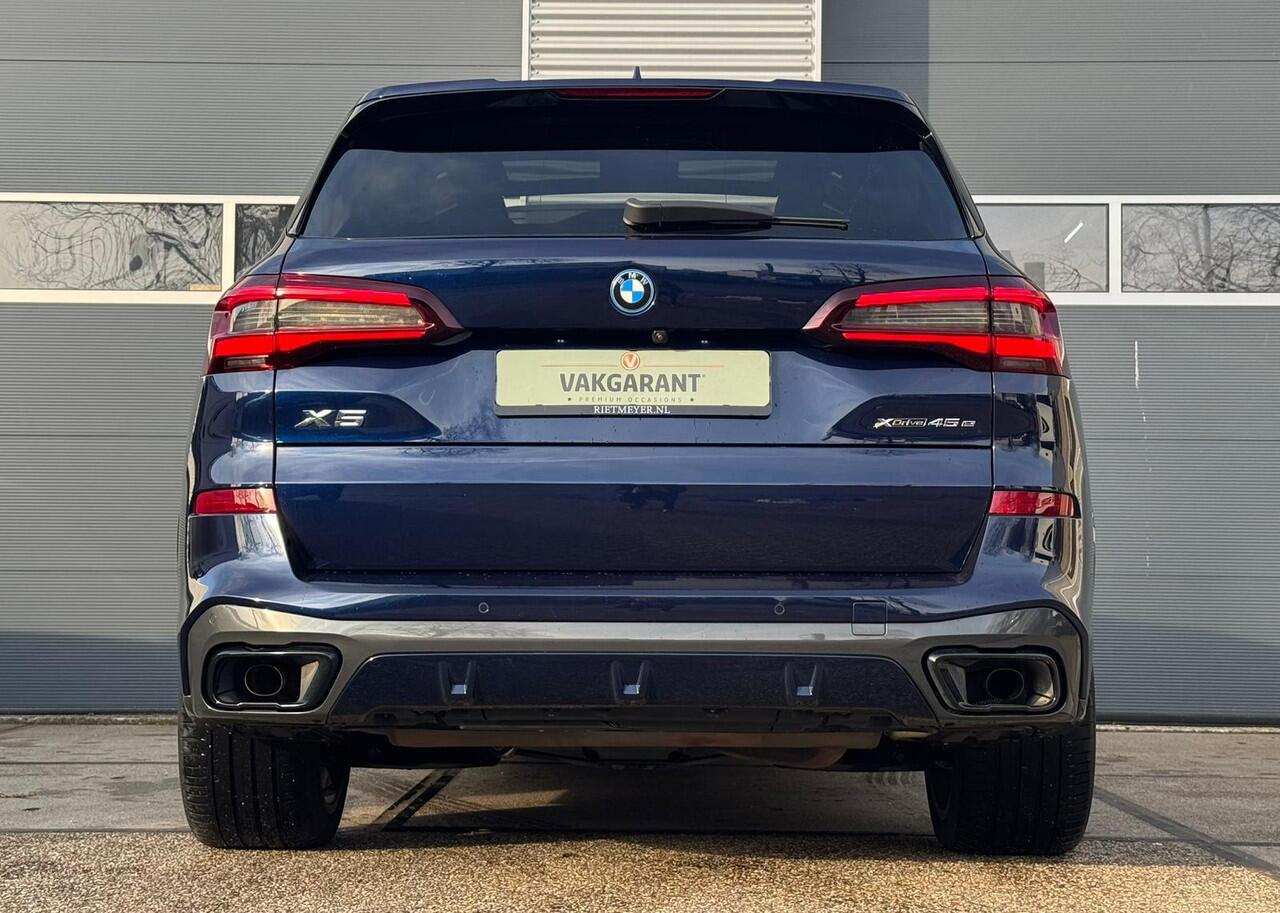 BMW X5 xDrive45e High Executive |Pano |Achterasbesturing |M Perf. stoelen |Carbon inter. |Head-Up |H&K |360° |Massage |Stoelverkoeling |Sfeer