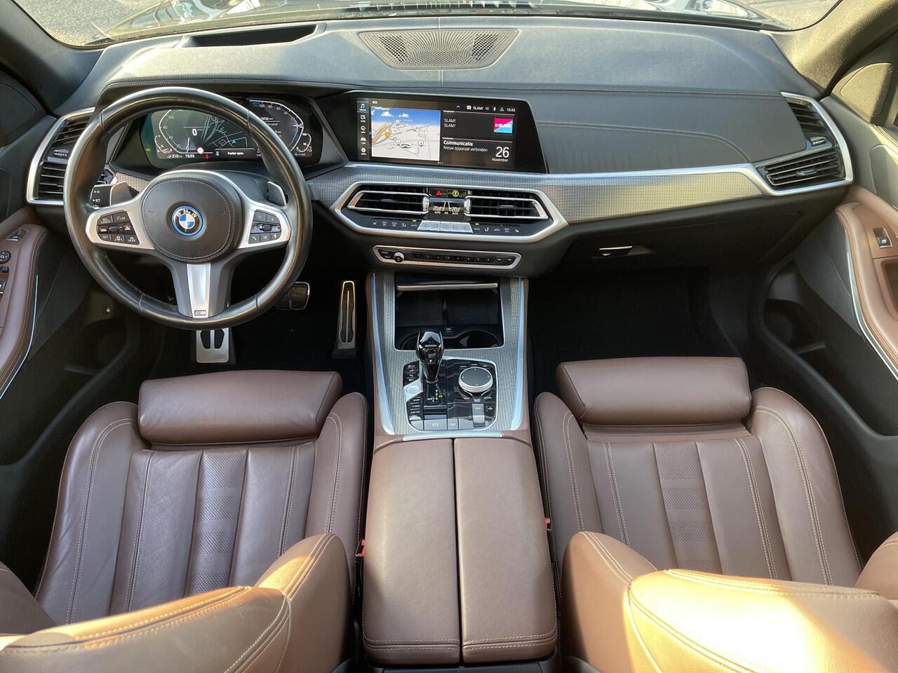 BMW X5 xDrive45e High Executive M Sport 21''/Panoramadak/Head-up/Led Laser/Dodehoek/360 camera/Luchtvering/Leder + memory