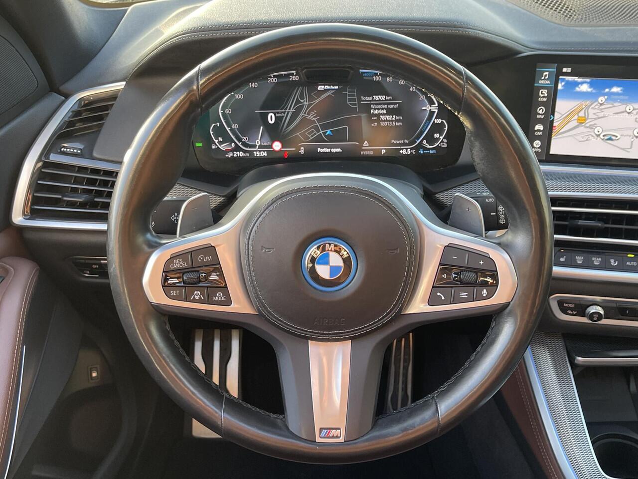 BMW X5 xDrive45e High Executive M Sport 21''/Panoramadak/Head-up/Led Laser/Dodehoek/360 camera/Luchtvering/Leder + memory