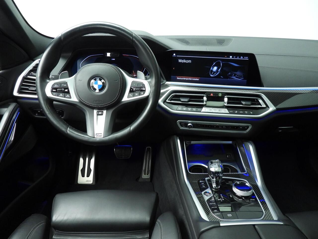 BMW X6 xDrive40i | M-Sportpakket | Laserlicht | Leder | HUD | Active cruise | Trekhaak | Keyles go | DAB | Hifi speakers | Alu 22 inch