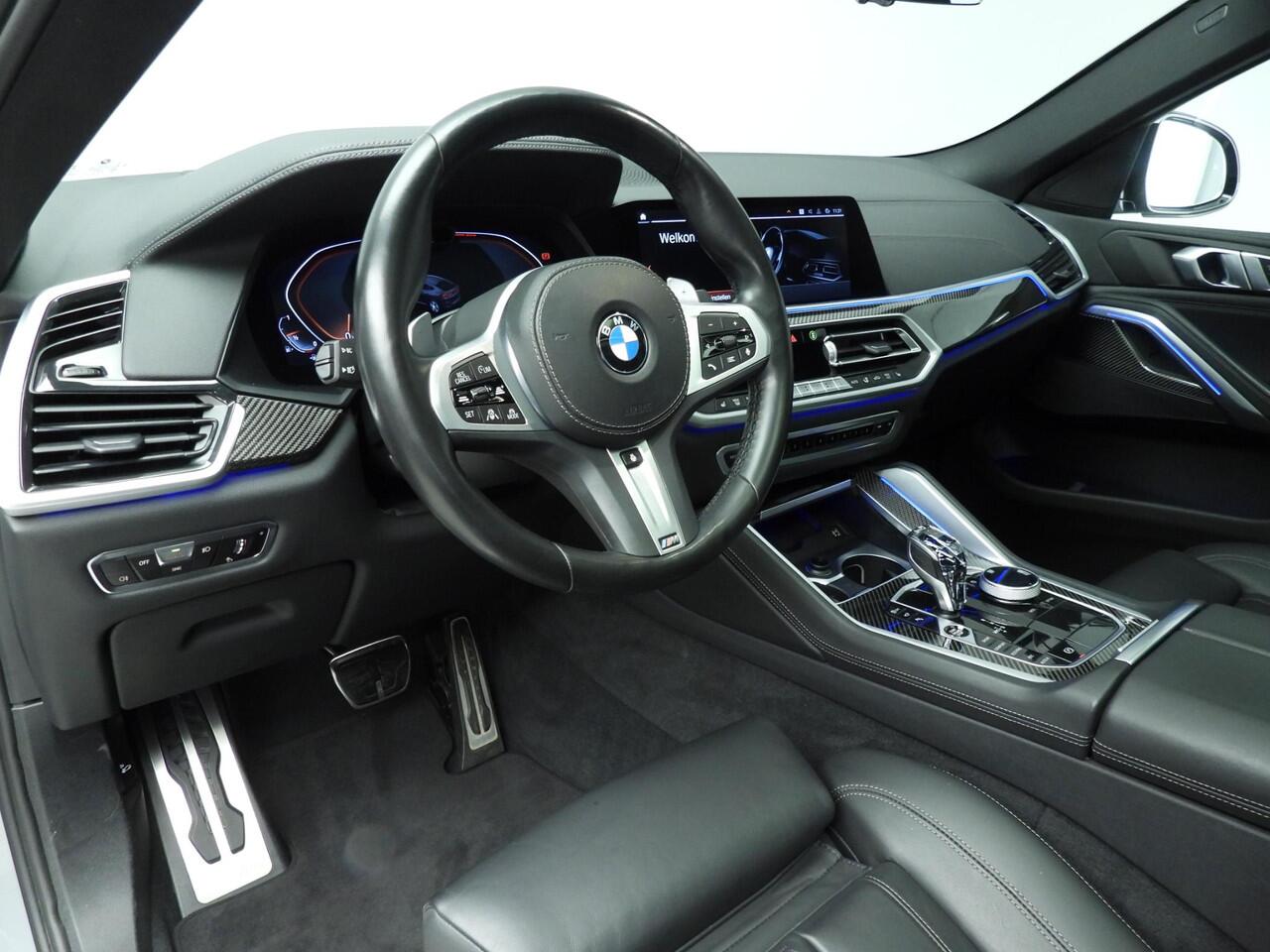 BMW X6 xDrive40i | M-Sportpakket | Laserlicht | Leder | HUD | Active cruise | Trekhaak | Keyles go | DAB | Hifi speakers | Alu 22 inch